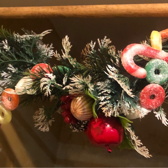 Festive Holiday Candy Swag Garland 8’+ Long Plastic Vintage Antique Christmas - Picture 3 of 6